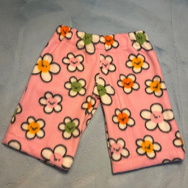 Pink Flower Baby Pants