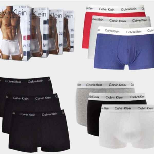 Lot de 3 boxers Calvin Klein toutes les tailles disponibles