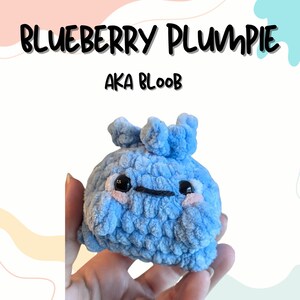 Lil&#39; Plumpie Blueberry Crochet Pattern: Low-Sew Beginner Project (Digital Download)