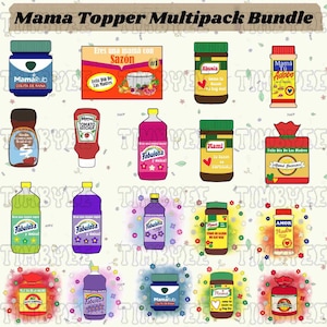 Mama Guerrera Como tu sazón no hay dos Fabulosa PNG, Retro Mama PNG, tee-shirt fête des mères, maman espagnole, Mama Topper Multipack PNG, Retro Madre