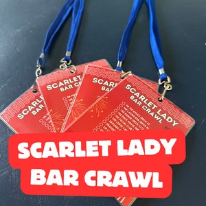 Liste de contrôle pour la tournée des bars Scarlet Lady de Virgin Voyages