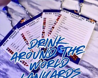 Drinking Around the World Passport – Downloadable PDF Cruise Drink Checklist