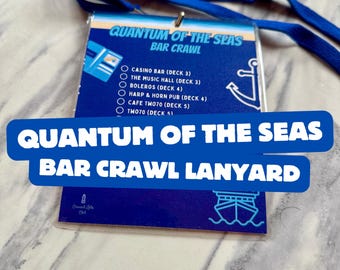 Ultimate Quantum of the Seas Bar Crawl Checklist | Royal Caribbean Cruise Drinking Challenge