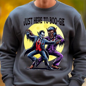 Monster Mash Sweatshirt, Spooky Season Sweatshirt, Dancing Skeleton Sweatshirt, Retro Halloween Sweatshirt, Momster Sweatshirt