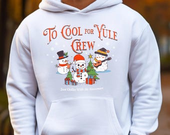 Cute Snowman Hoodie, Cute Christmas Sweater, Family Christmas Crew Shirt, Fun Holiday Design, Winter Apparel, Unique Christmas Gift