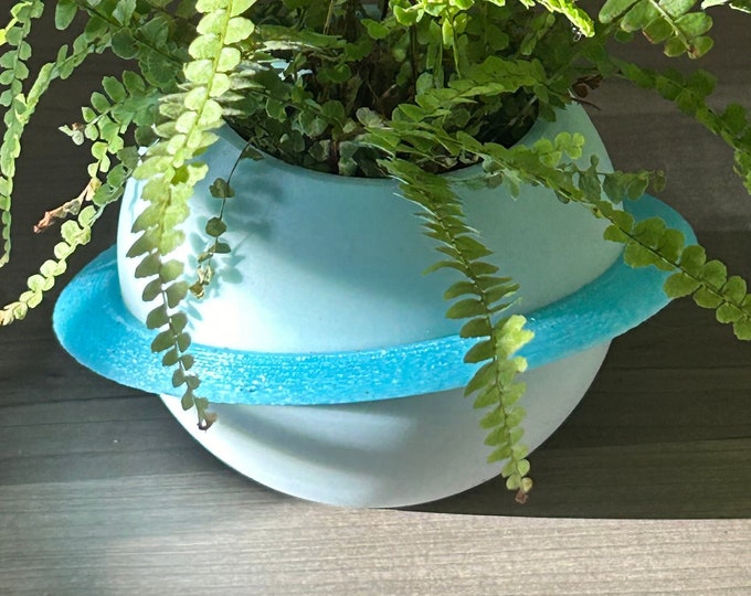 Small Planet Planter | Unique Cosmic Pot | Dreamy Celestial Plant Pot | Space Planetary Planter