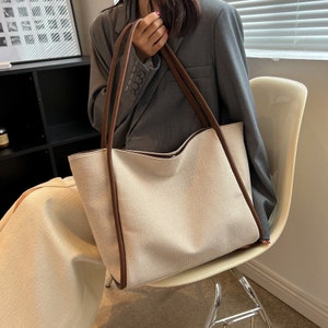 Large size canvas bag, Oversize tote bag, hand bag, handbags for women, canvas bags, shoulder bag, tote bag zdjęcie 1