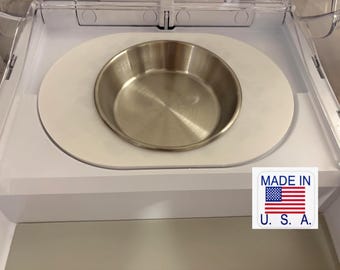 Custom 3D-Printed Trim + Shallow Stainless Bowl for SureFeed® Feeder (Non-WiFi)
