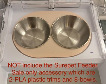 Plastic Trim Holder for SureFeed Microchip Pet Feeder (set of 2)