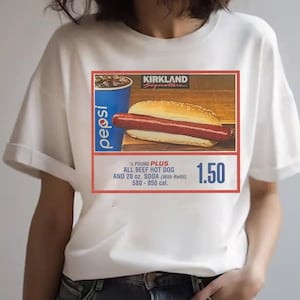 Costco hot dog tshirt