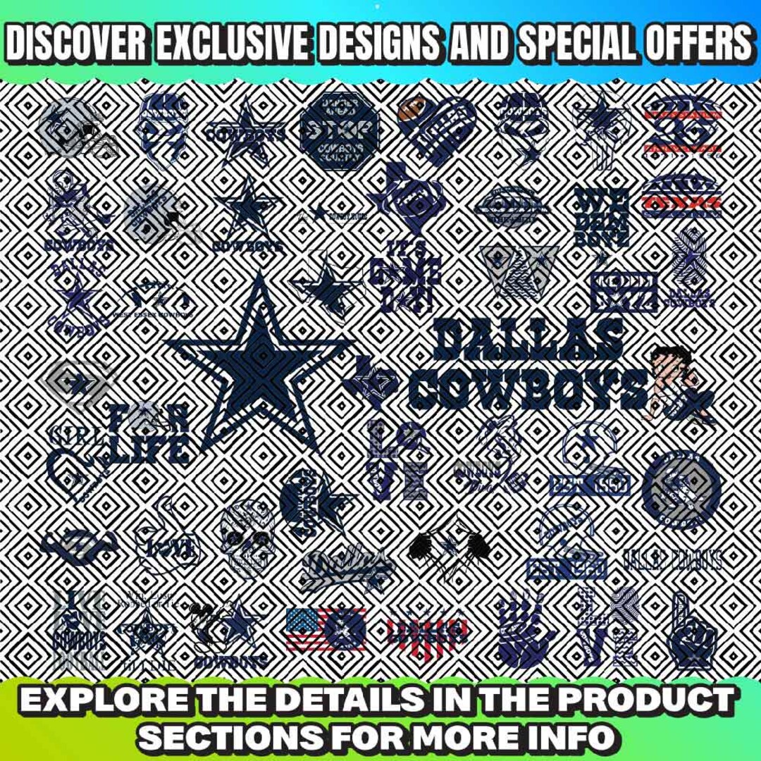 50 Files Dallas-cowboys Team Bundles Svg, Dallas-cowboys Svg, N F L ...