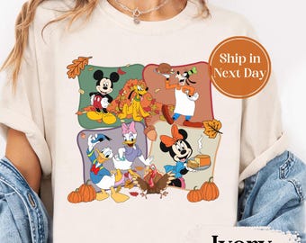Maglietta con personaggi Disney per il Ringraziamento, maglietta Disney per il Ringraziamento, outfit per il Ringraziamento, Disney Fall Vibes 10262086