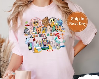 Disneyland Californië avontuur shirt, Californië avontuur T-shirt, Disneyland Californië T-shirt, familie Disney shirt, Disneyland 10262098