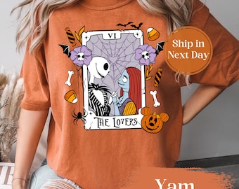 T-shirt d'Halloween Jack et Sally les amoureux, chemise assortie Jack et Sally, chemise Nightmare Jack et Sally, chemise Jack et Sally Love 10262069