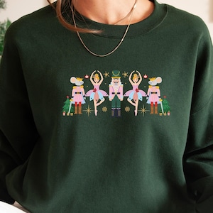 Nutcracker Christmas Sweatshirt: Ballerina Ballet Dancer Gift
