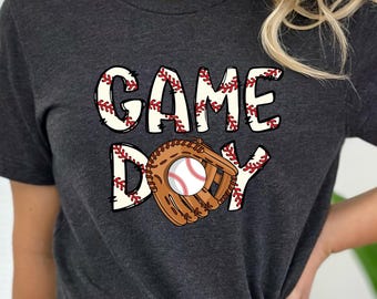 Retro Baseball Sketch Shirt: Game Day Tee