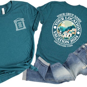 Custom Greece Vacation Shirt: Family Trip Matching Tee