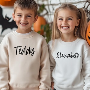 Personalized Youth Name Sweatshirt: Custom Toddler Gift
