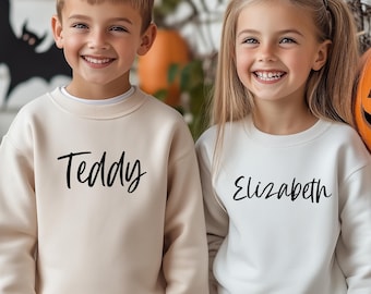 Personalized Youth Name Sweatshirt: Custom Toddler Gift