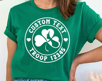 Custom Camping Troop Shirt: Personalized Girls Group Tee