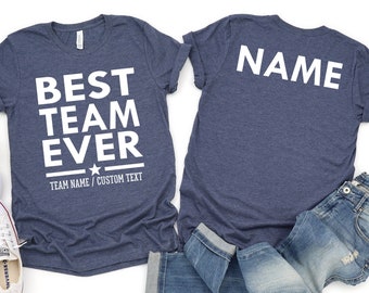 Custom Team Shirt, Personalized Staff Gift, Work Team Tee