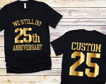 Custom Anniversary Shirts: Couples Matching T-Shirts