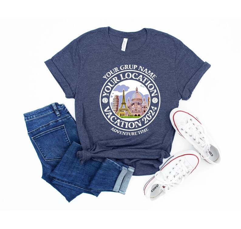 Custom Europe Vacation 2026 Shirt: Family Trip Souvenir Bild 3