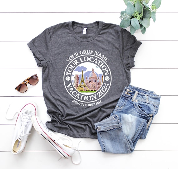Custom Europe Vacation 2026 Shirt: Family Trip Souvenir