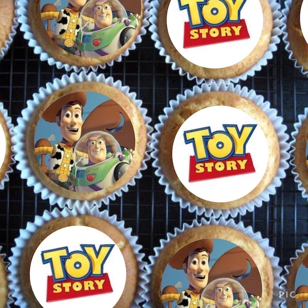 Toy Story Cupcakes , Toy Story bday  cupcake toppers , cake  topper, kids cupcakes