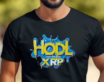 Camiseta unisex Hodl XRP – Camiseta de criptomonedas Comfort Colors