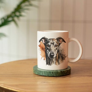 Watercolor Greyhound Mug 11oz