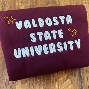 Sudadera universitaria personalizada HOODIE, sudadera universitaria bordada, sudadera con capucha de la escuela secundaria, sudadera del equipo universitario, nombre de letra de burbuja personalizada