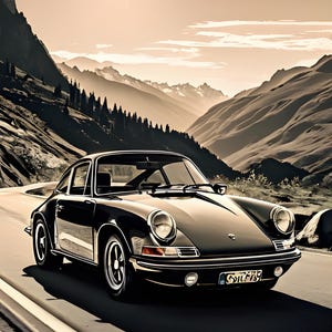 Porsche 911 Classic | Alpine Performance in a Golden Hour