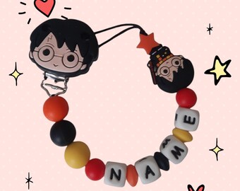 Cadena de chupete personalizada Harry Potter