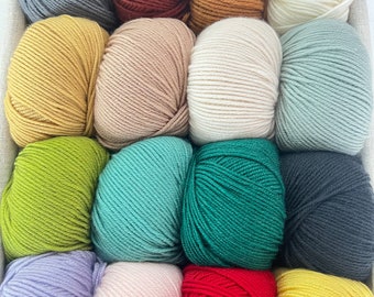 Filato di lana alpaca a 52 colori, filato per calzini, lana per maglieria, filato di fibra naturale, filato di lana di alpaca, fibra di alpaca, Drops Alpaca, filato di peso sportivo