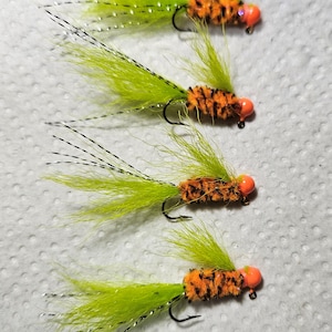 Handcrafted Cajun Style Cajun Cricket Crappie Jigs - Premium Hand Poured & Tied Lures, Essential for Crappie Fishing, Great Gift for Anglers
