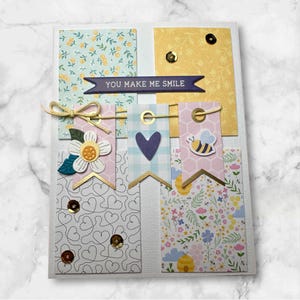 Carte printemps, Pâques, juste parce que, merci, rétablissez-vous - plusieurs styles