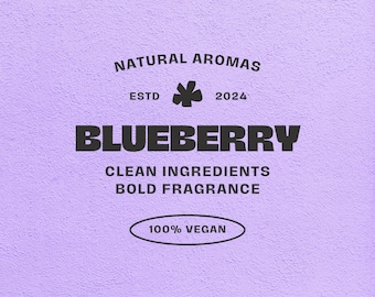 Bold Minimalist Logo Kit, Bright & Modern Branding Template, DIY Editable Logo Design, Vibrant Creative Logo, Luxury Brand Identity [Blueb]