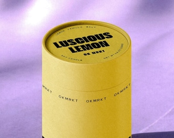 Customizable Colorful Candle Label Template, Round Minimalist Design for Candle Tins, Jars, or Boxes, Candle Branding Stickers [Mandarin]