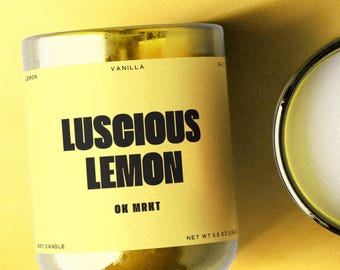 Unique Colorful Candle Label Template for Candle Businesses, Minimalist Candle Jar Label, Canva Template, Custom Product Labels [Mandarin]