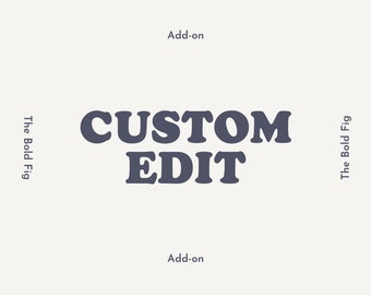 Custom Edit Add On