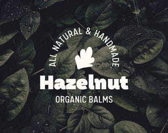 Wellness Branding DIY Logo Kit, Spa Logo Vorlage, Yoga Logo Design, Minimalistische Meditation Logos, Ganzheitliches Brand Kit, Natur Logo [Haselnuss]