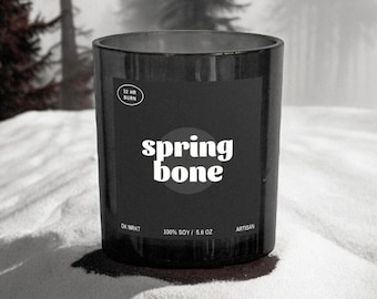 Minimalist Halloween Candle Label Template, Fall Candle Design, Unique Candle Jar Label, Customizable Labels for Canva [Pumpkin]