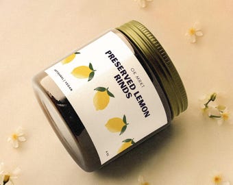 Custom Jar Label Template for Artisan Food, Editable Syrup Labels, Jam Stickers for Mason Jars, Small Batch Honey Packaging [Kiwi]