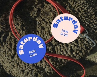 DIY Pet Logo Kit for Pet Collar Shops, Custom Pet Tags, Pet Bandanas, Handmade Pet Goods, Grooming & Pet Care Branding [Pebble]