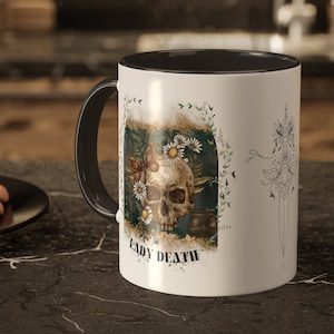 Nesta Mug, ACOTAR Mug, Nesta Archeron, Velaris Coffee Cup, Sarah J Maas Merch, Valkyrie Mug, Lady Death Mug, Nessian Apparel, Romance Reader
