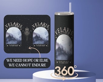 Velaris Tumbler, City Of Starlight, ACOTAR Travel Cup, Night Court Water Bottle, Rhysand Coffee Cup, Sarah J Maas, Book Lover Hydroflask