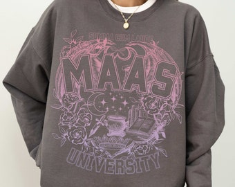 Sarah J Mass Sweater, ACOTAR Series, SJM Comfort Colors, Crescent City Merch, Throne of Glass Shirt, Velaris Shirt, Book Lover Apparel