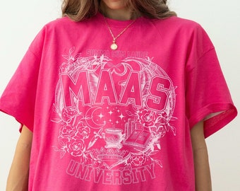 Camiseta Sarah J Mass, Serie ACOTAR, Colores SJM Comfort, Merchandising de Crescent City, Camiseta del Trono de Cristal, Camiseta Velaris, Ropa para amantes de los libros