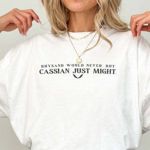 Shirt Cassian ACOTAR, ACOTAR, Cassian, Sarah J Maas, boekvriend, Team Bat Boys, leesgrage T-shirt, Night Court, T-shirt Romantasy, comfortkleuren